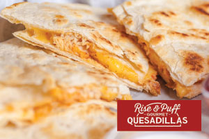 rise and puff quesadillas